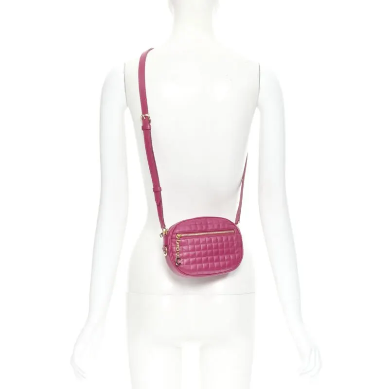 Celine Pink Charm Camera Bag Pink Leather Never worn, with tag - Back View