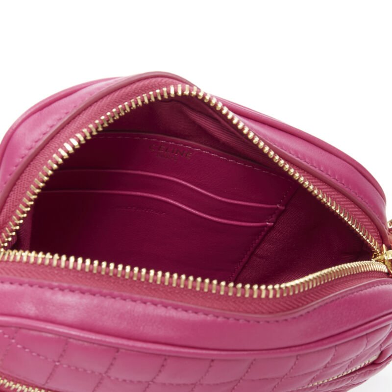 Celine Pink Charm Camera Bag - Image 11