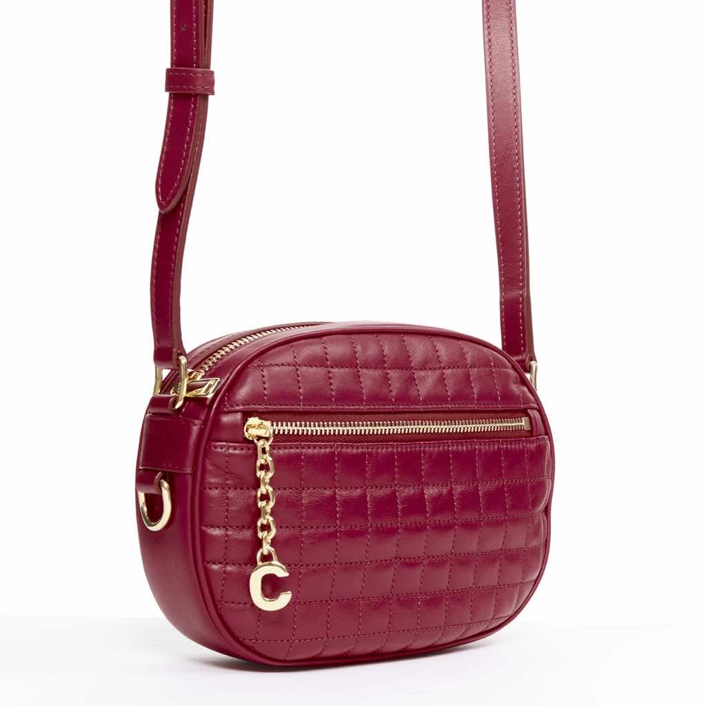 Celine Red Charm Camera Bag - Image 6