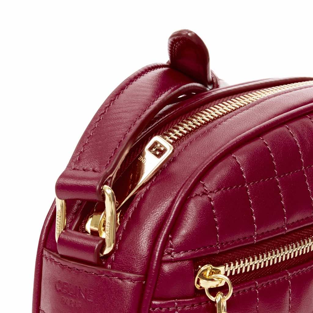 Celine Red Charm Camera Bag - Image 10