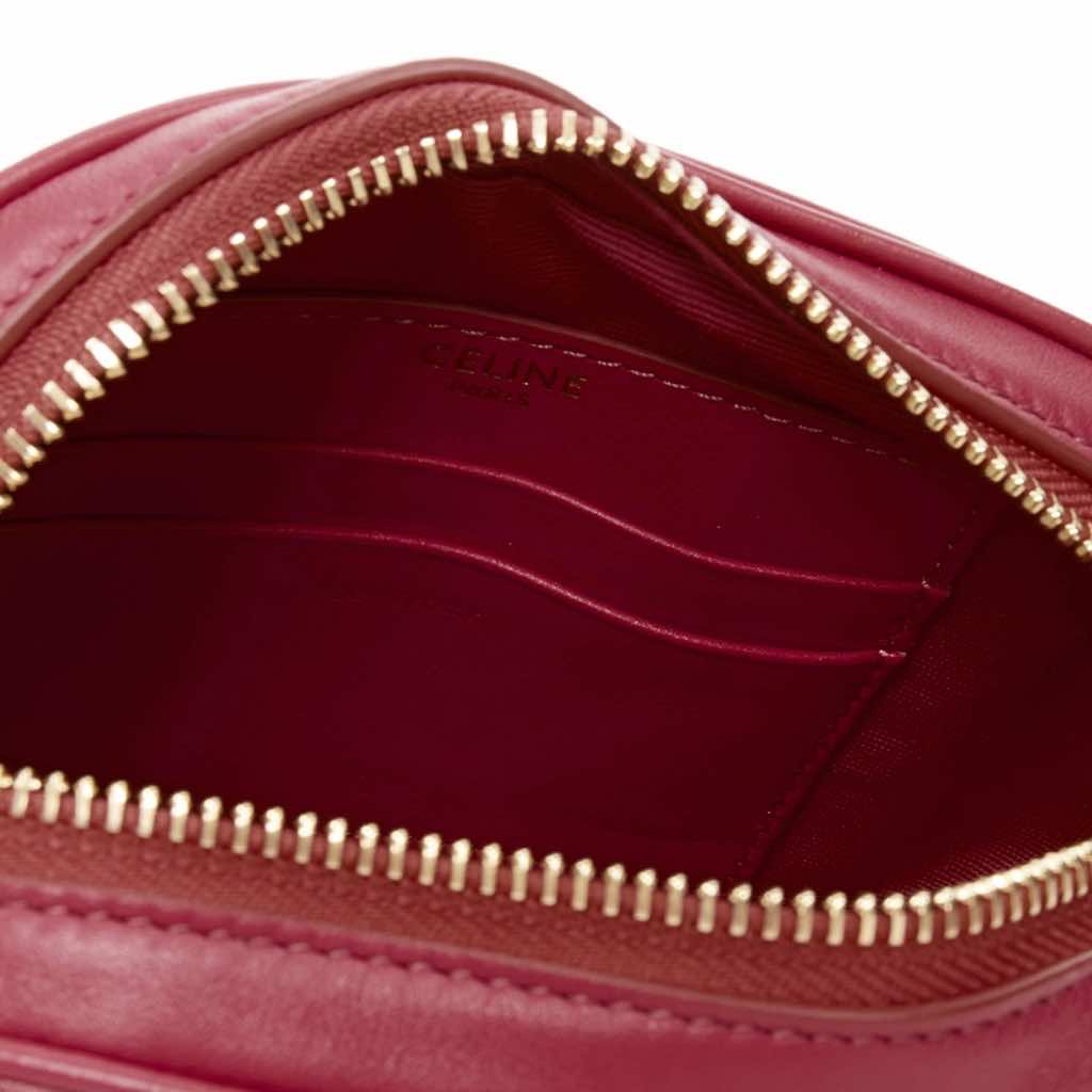 Celine Red Charm Camera Bag - Image 13