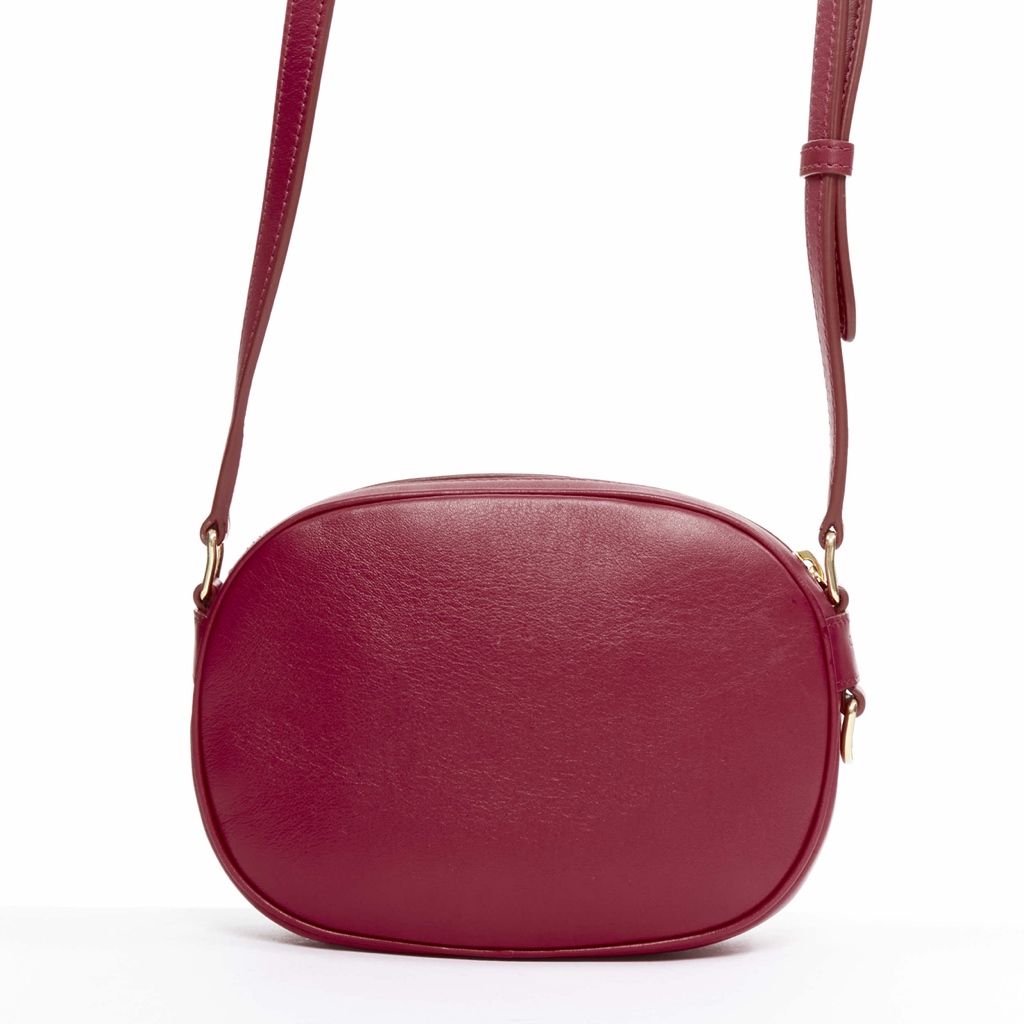 Celine Red Charm Camera Bag - Side view