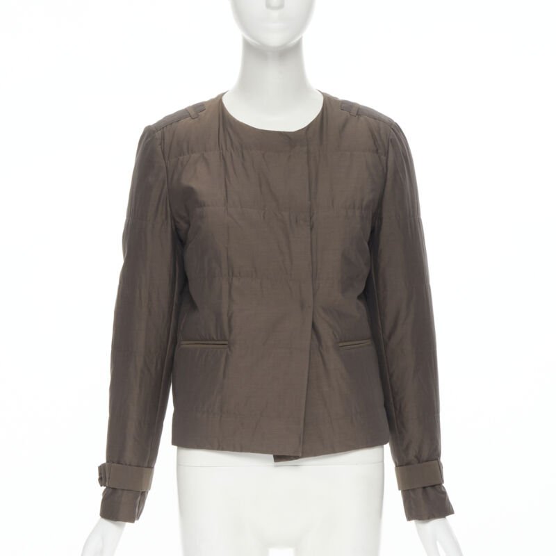 Brunello Cucinelli Brown Belted Jacket