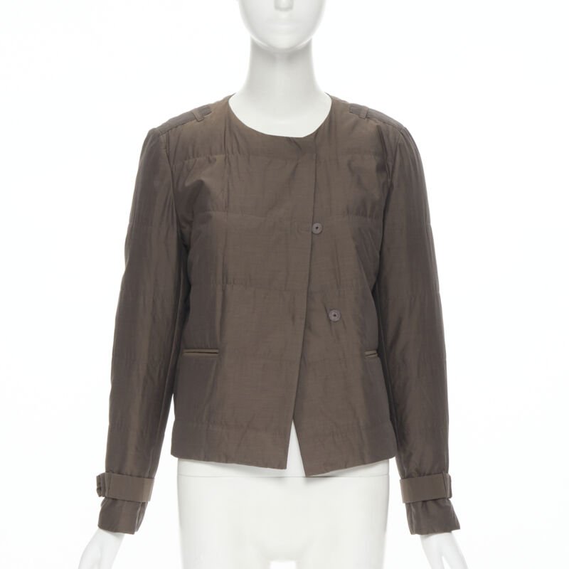 Brunello Cucinelli Brown Belted Jacket - Image 6