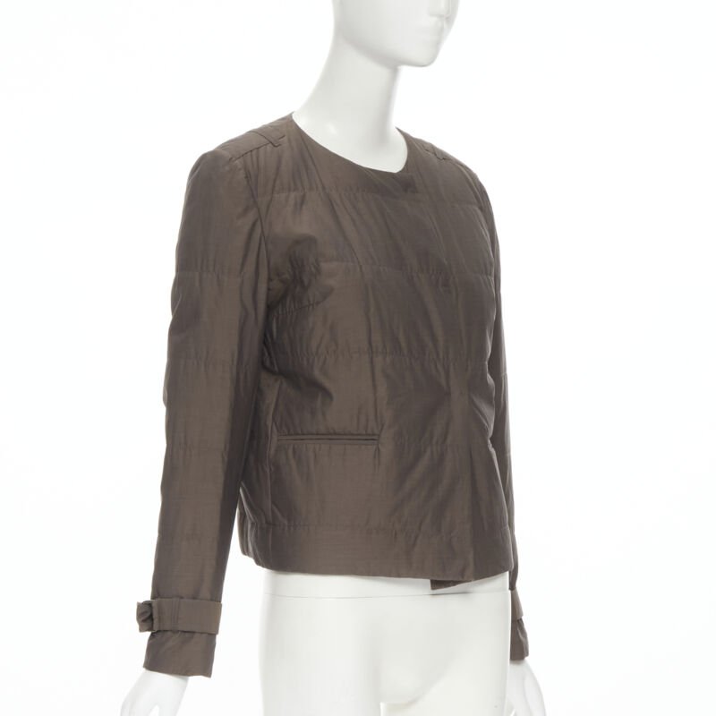 Brunello Cucinelli Brown Belted Jacket - 4