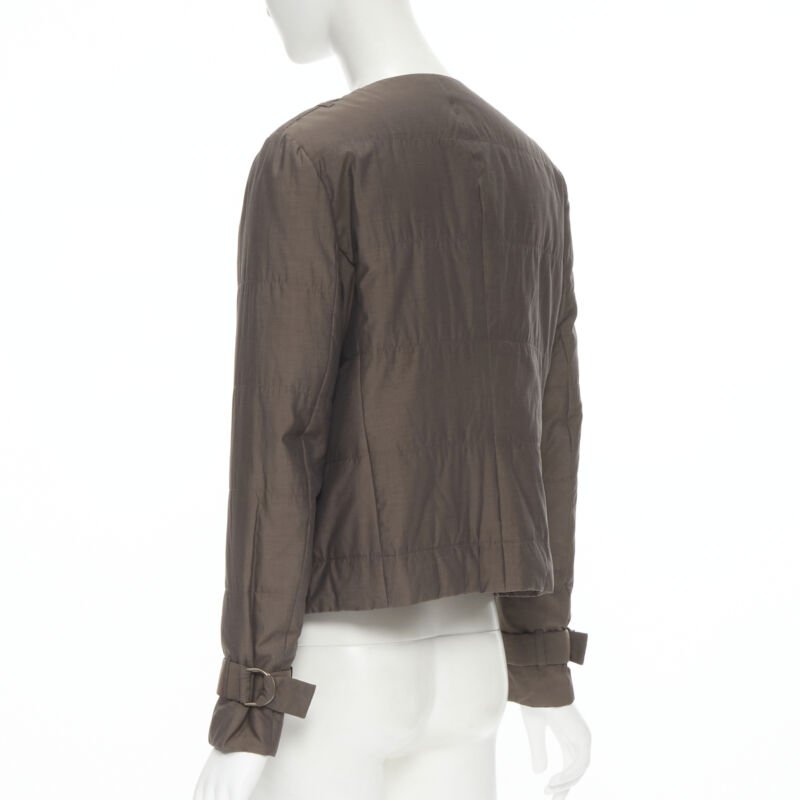Brunello Cucinelli Brown Belted Jacket - Detail 2