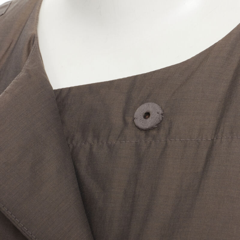 Brunello Cucinelli Brown Belted Jacket - Image 12