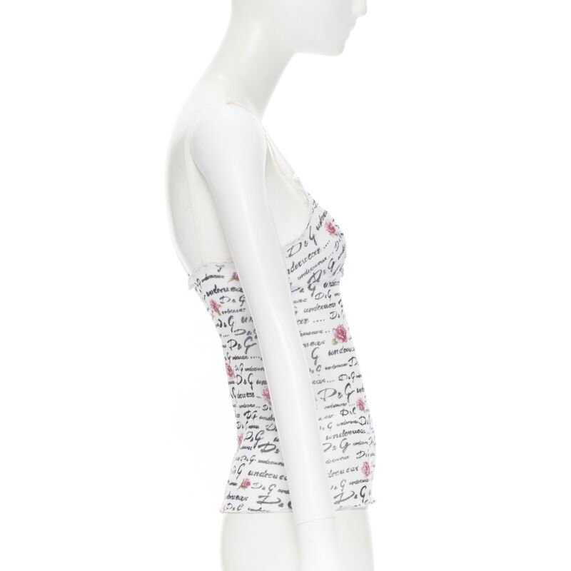 Dolce & Gabbana Logo Lace Cami - 4