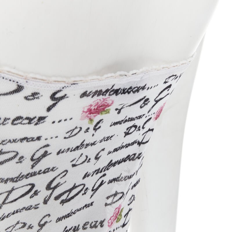 Dolce & Gabbana Logo Lace Cami - Image 11