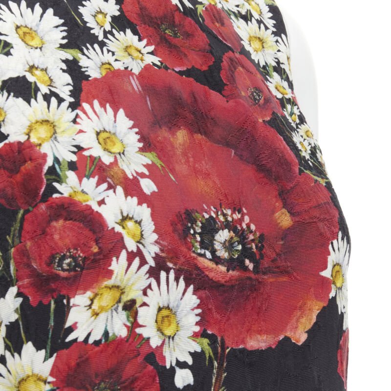 Dolce & Gabbana Poppy Daisy Dress - Detail 2