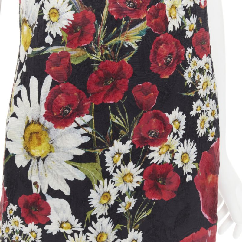 Dolce & Gabbana Poppy Daisy Dress - Image 11