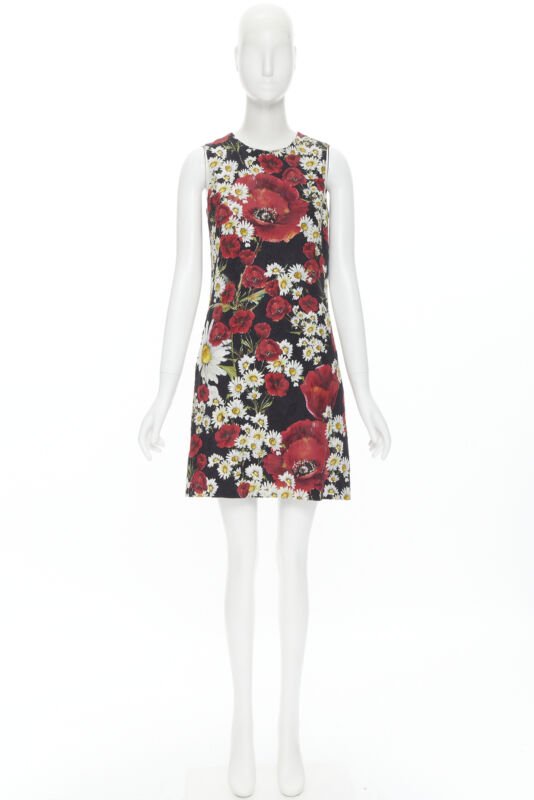 Dolce & Gabbana Poppy Daisy Dress - Image 14