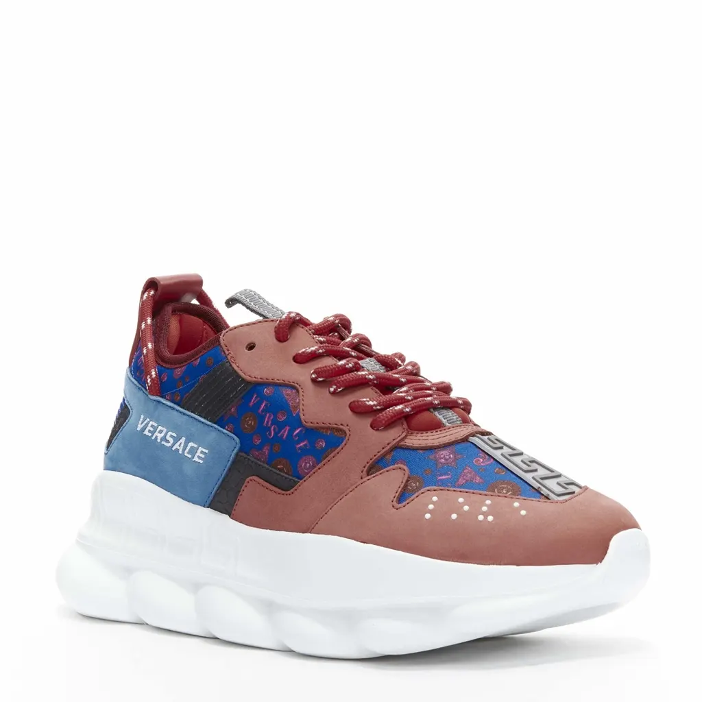 Versace Chain Reaction Shoes Red Never worn - Back View