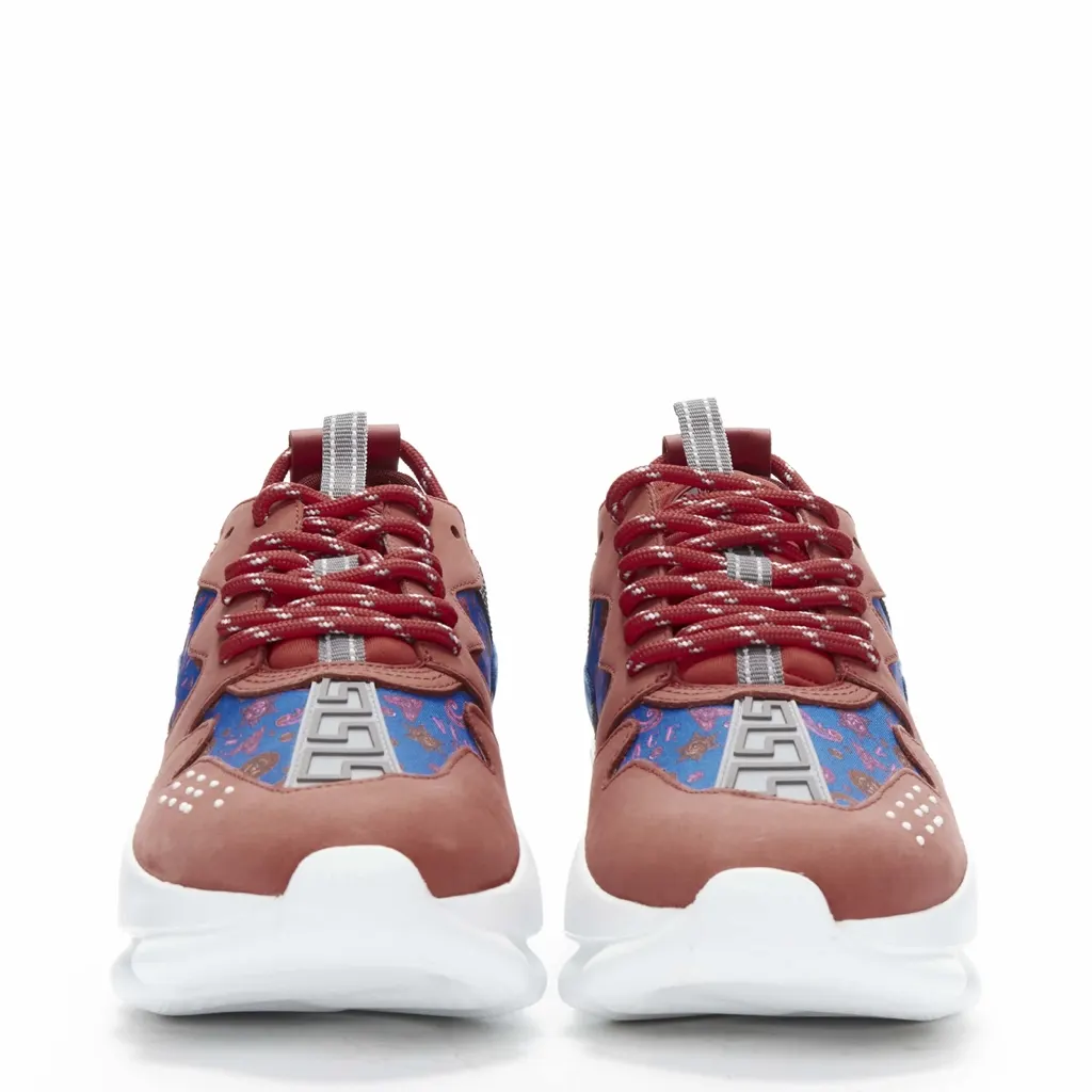 Versace Chain Reaction Shoes Red Never worn - Model View