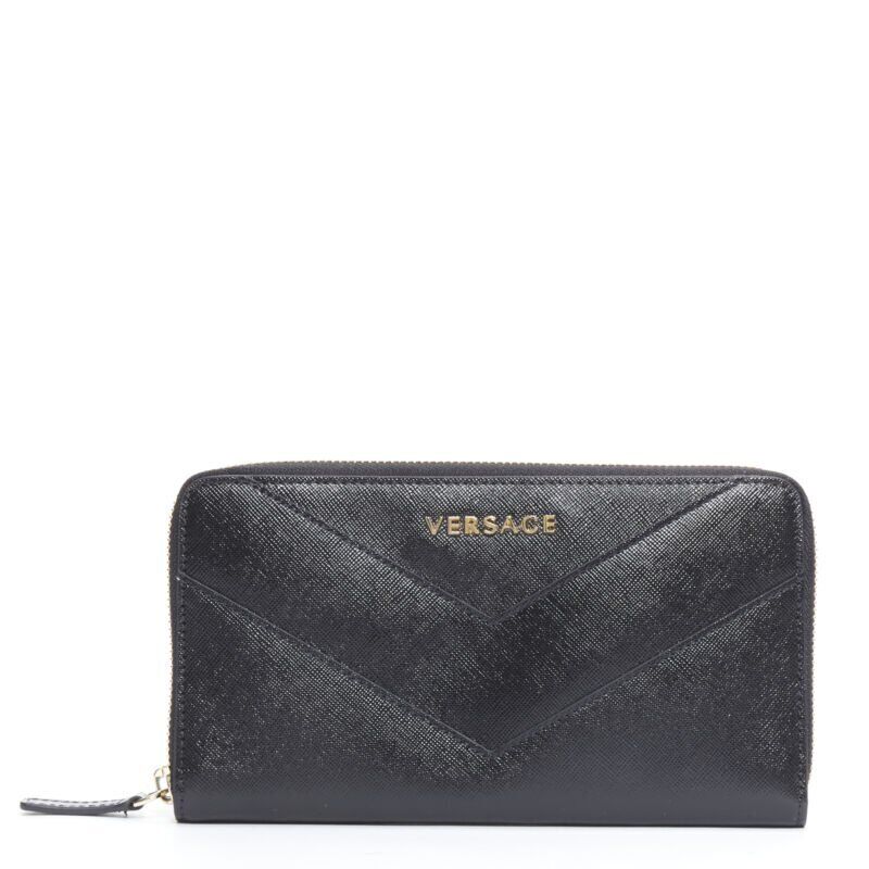 Versace Saffiano Long Wallet