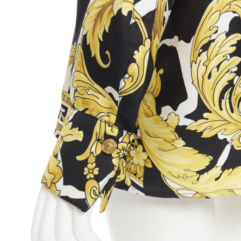 Versace Baroque Silk Shirt - Image 11