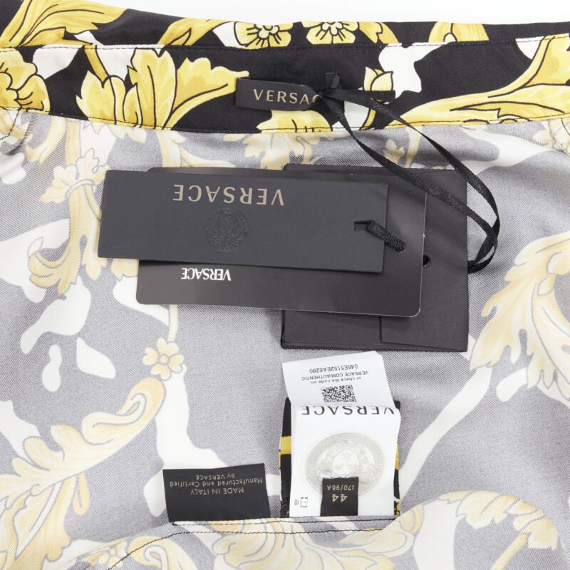 Versace Baroque Silk Shirt - Image 13