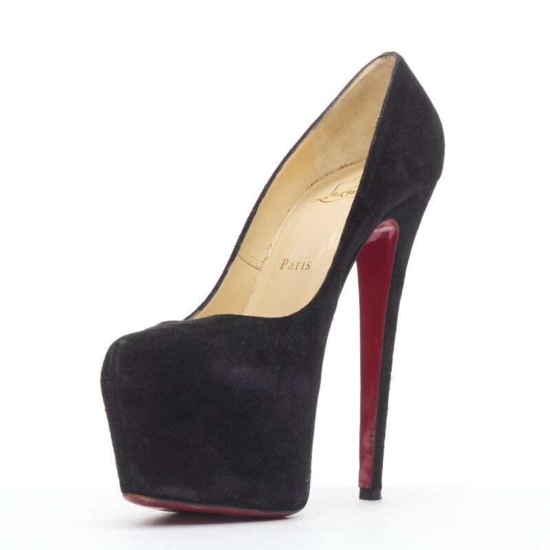 Christian Louboutin Almond Platform Pumps - 4