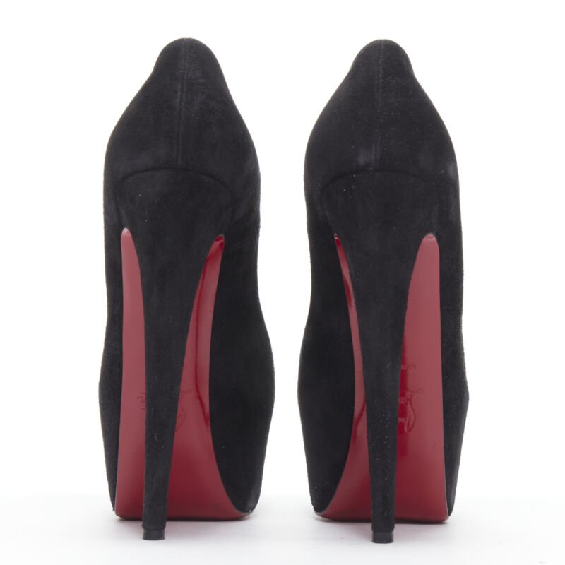 Christian Louboutin Almond Platform Pumps - Side view