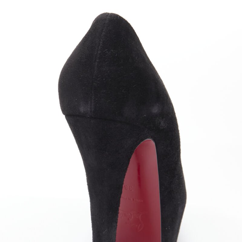 Christian Louboutin Almond Platform Pumps - Image 10