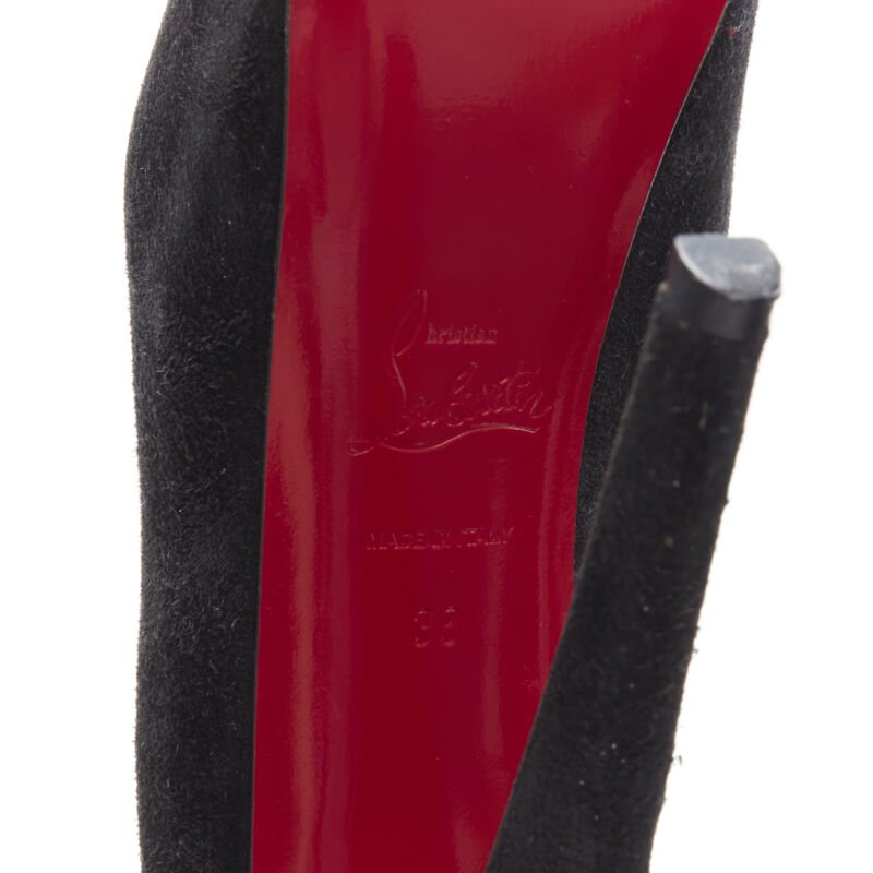 Christian Louboutin Almond Platform Pumps - Image 13