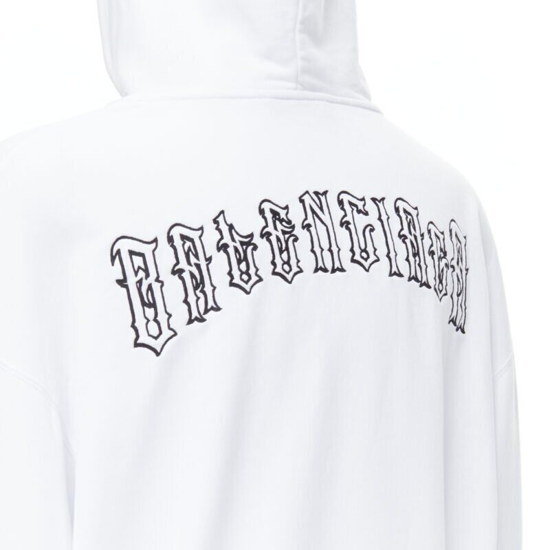 Balenciaga Tattoo hoodie - Back view