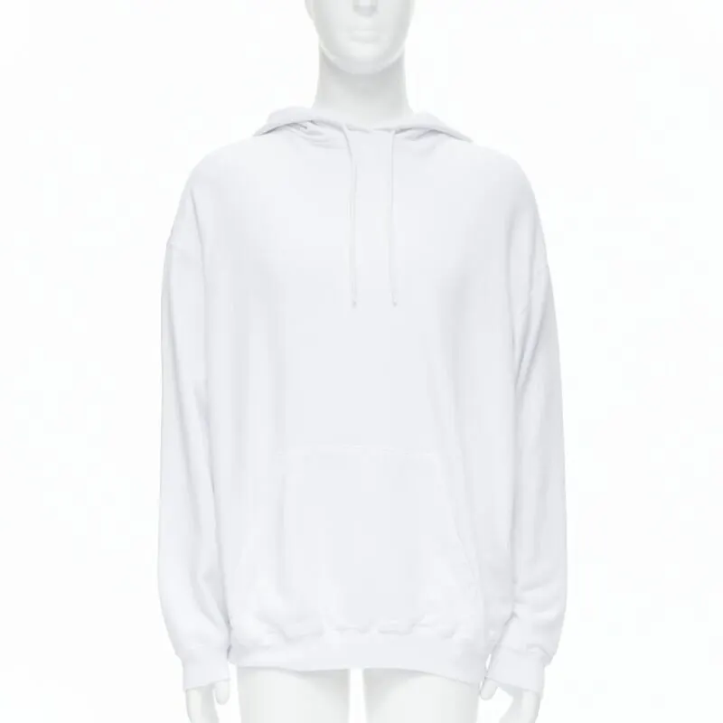 Balenciaga Tattoo hoodie White Cotton Never worn, with tag - Inside View