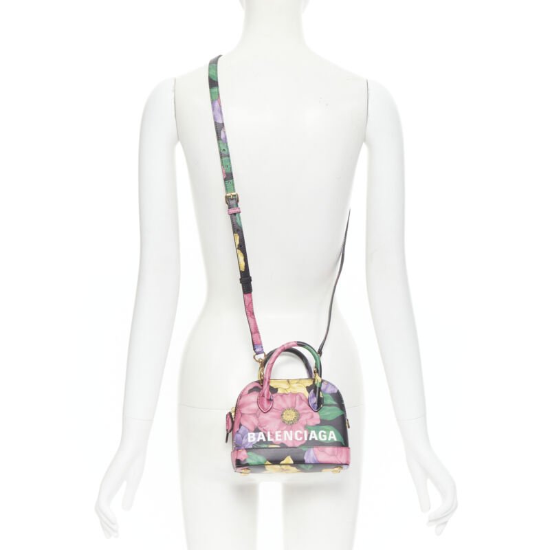 Balenciaga Floral Ville Bag - Back view