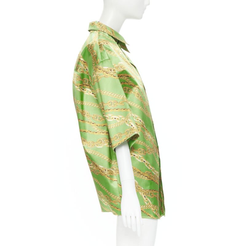 Balenciaga Chain Print Shirt - 4