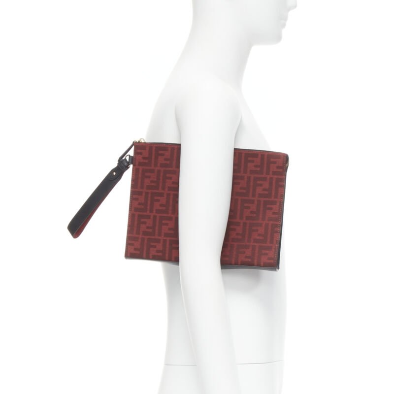 Fendi Zucca FF clutch - Back view