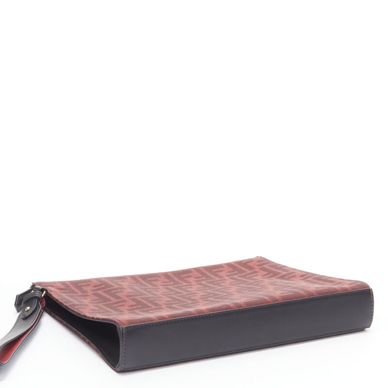 Fendi Zucca FF clutch - Side view