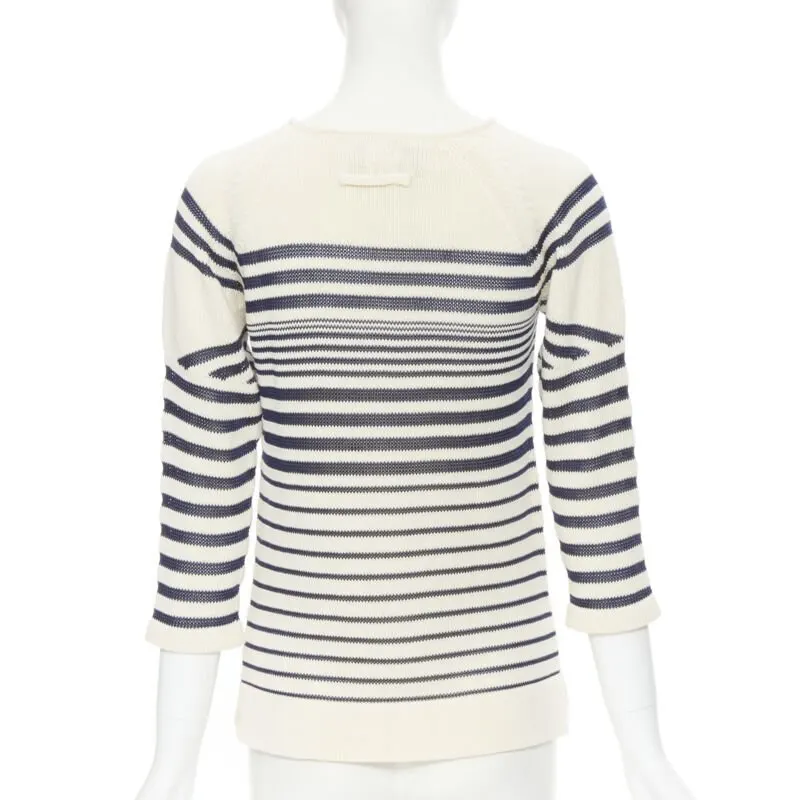 Jean Paul Gaultier Stripe Sailor Sweater MultiColor Cotton Never worn, with tag - Box View