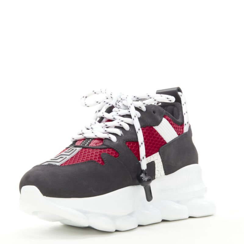 Versace Suede Chunky Sneakers - 4