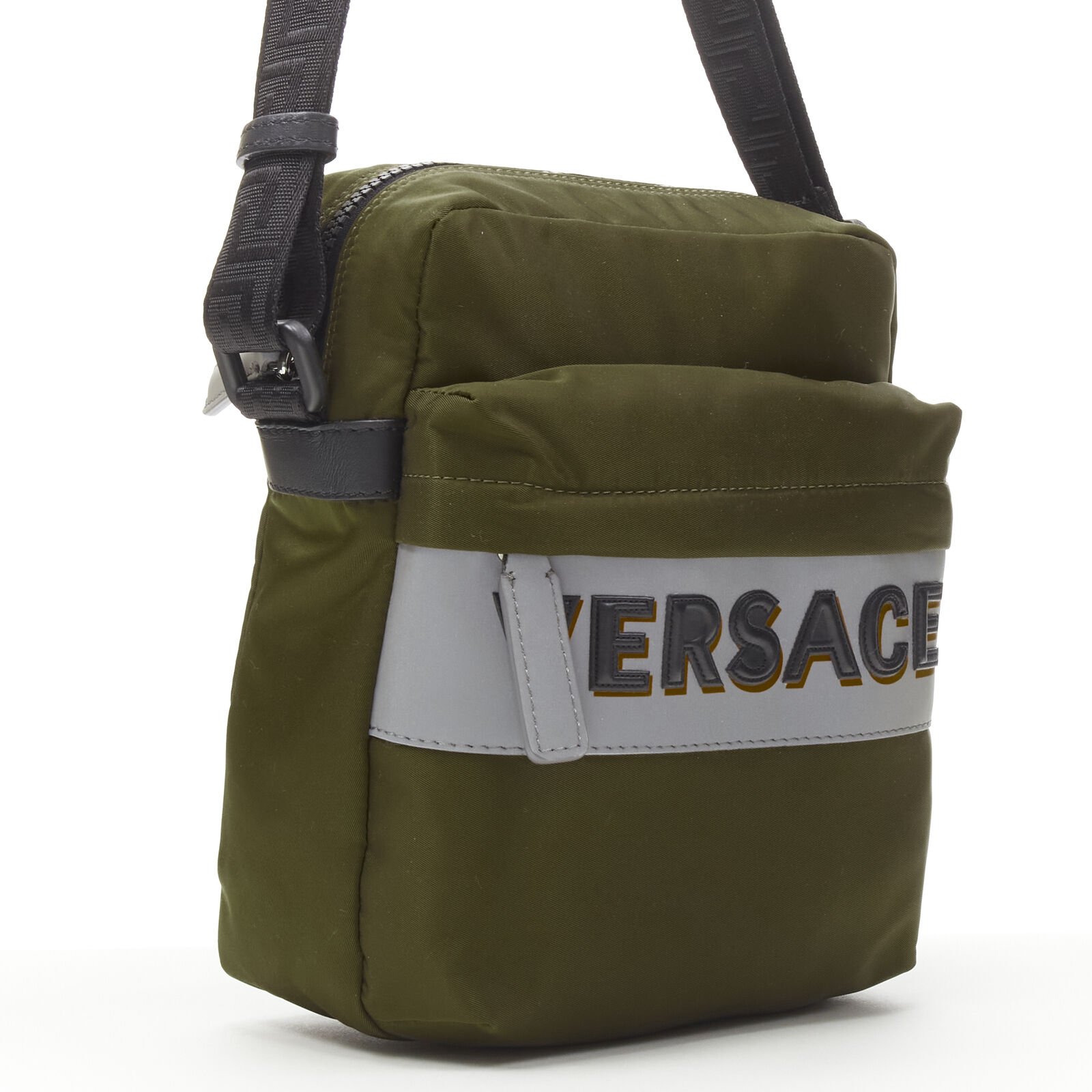 Versace Reflective logo backpack - Image 6