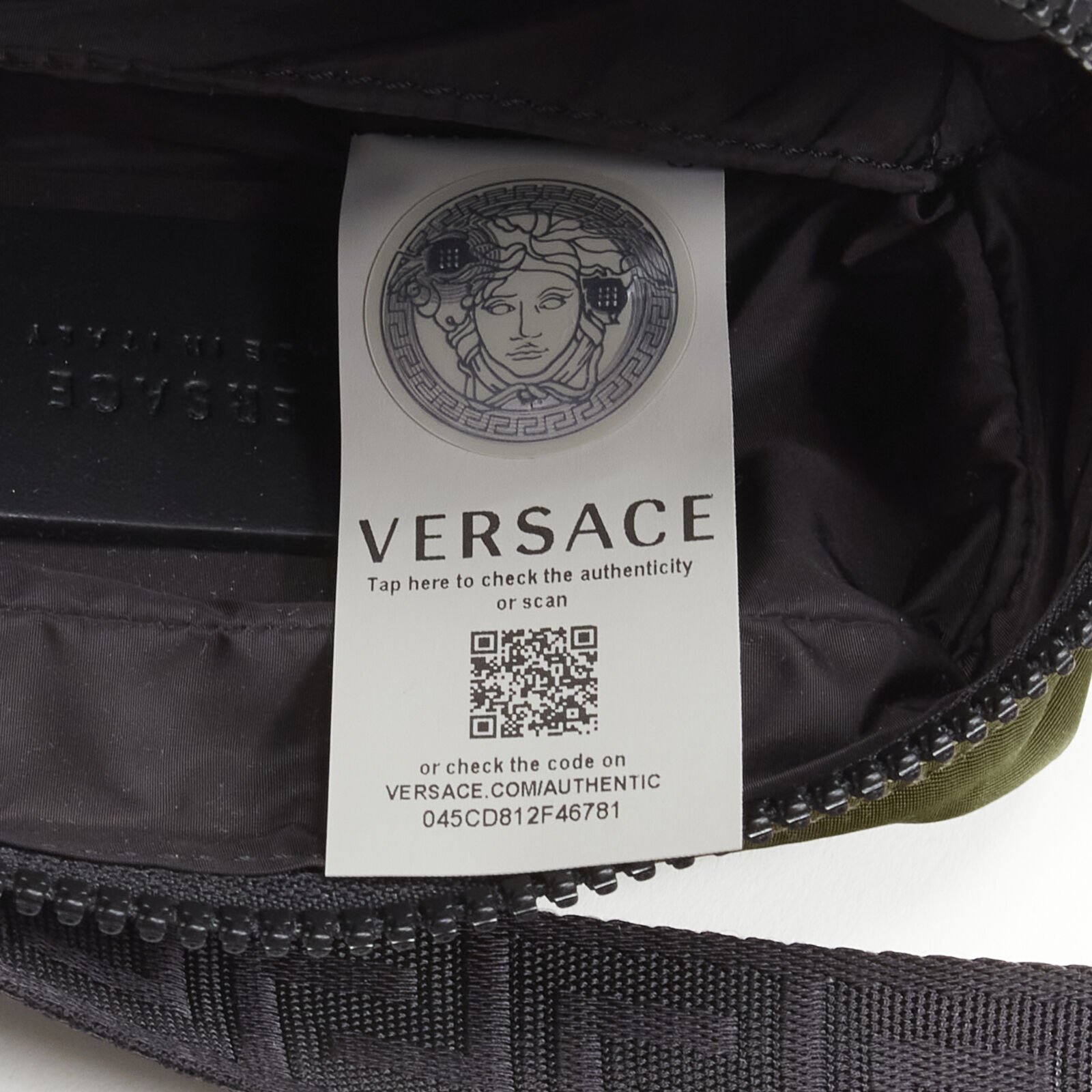 Versace Reflective logo backpack - Image 13