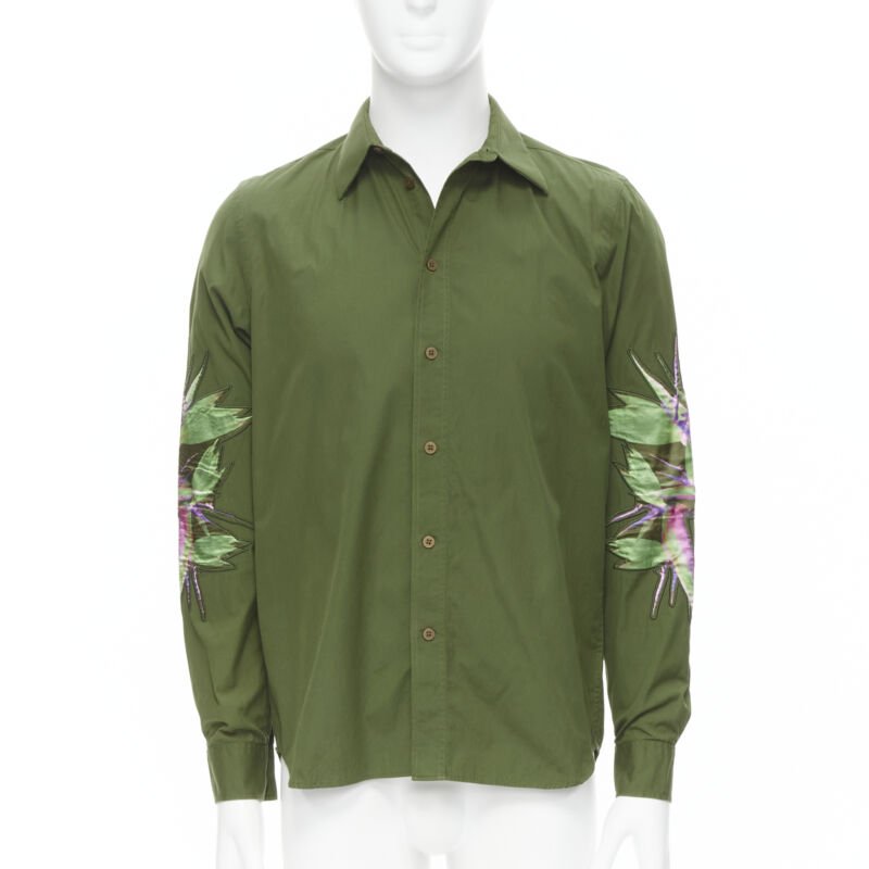 Givenchy Birds Patch Shirt