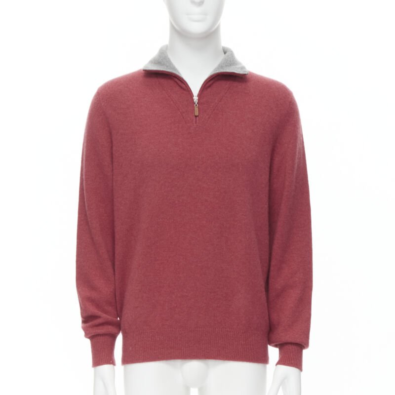Brunello Cucinelli Half Zip Pullover