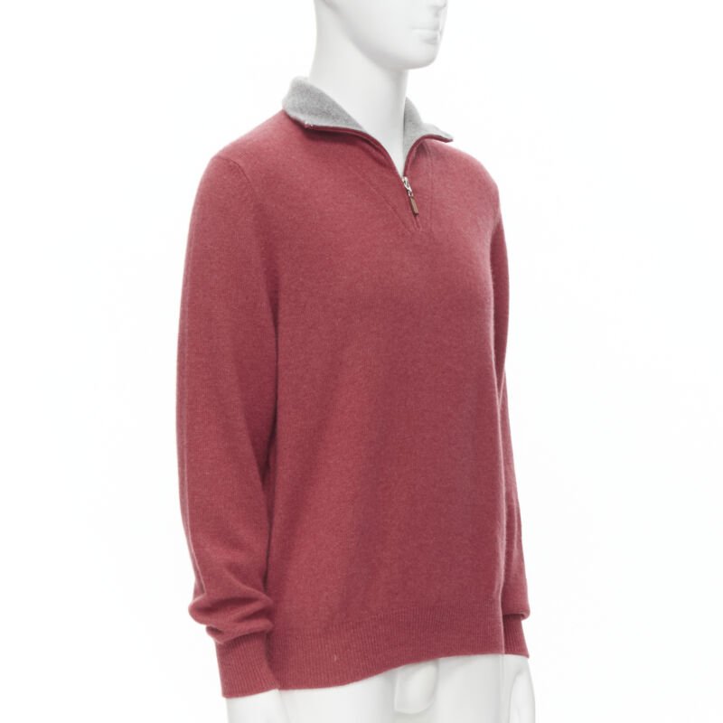 Brunello Cucinelli Half Zip Pullover - Image 6