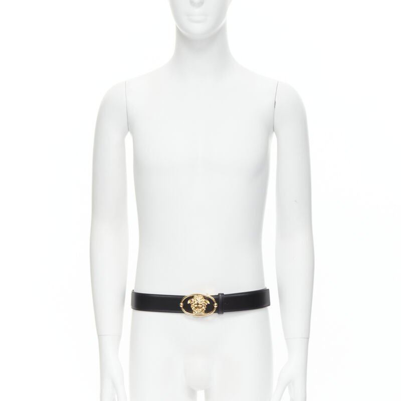Versace Medusa Insignia gold belt - Back view
