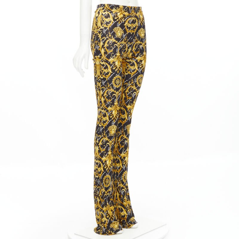 Versace Barocco Flare Pants - Image 6