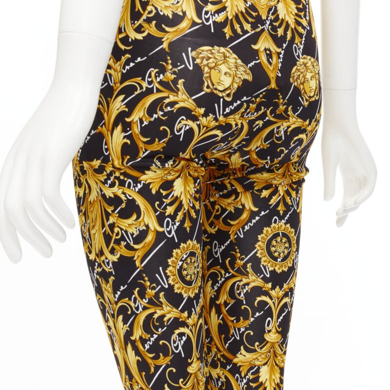 Versace Barocco Flare Pants - Image 10