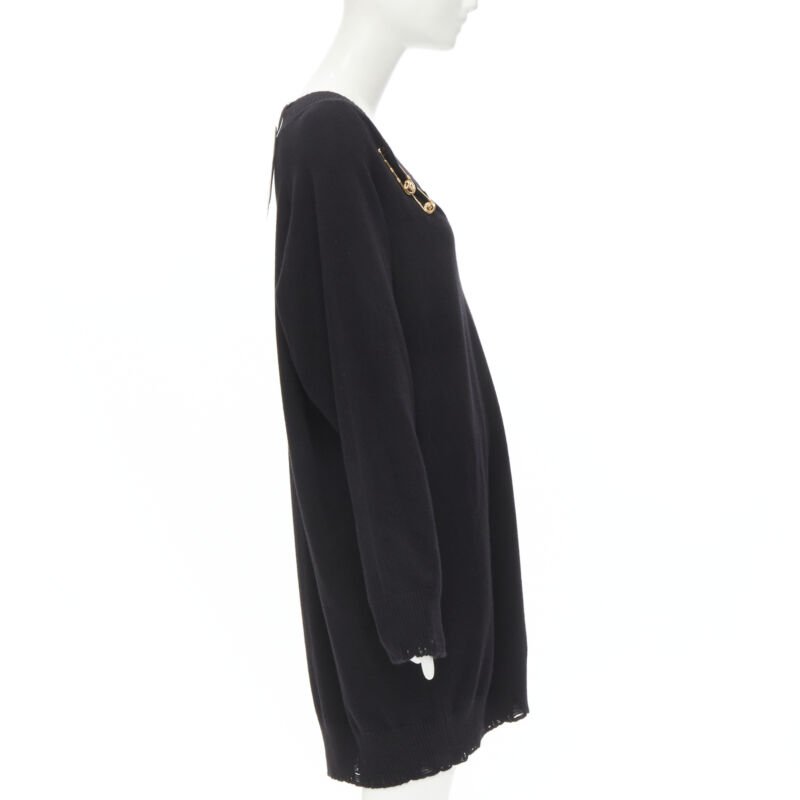 Versace Medusa Distressed Dress - 4