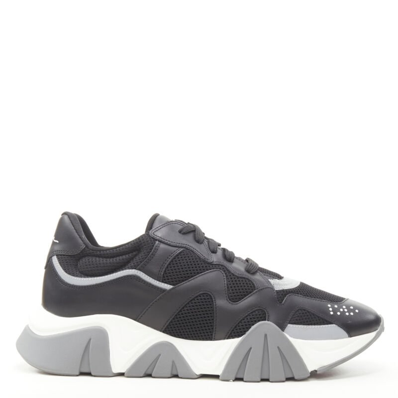 Versace Black Mesh Sneakers