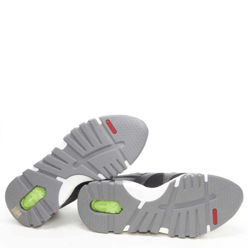 Versace Black Mesh Sneakers - Image 14