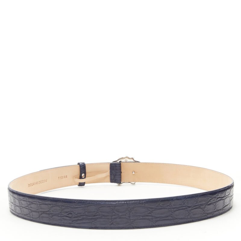 Versace Medusa silver buckle belt - Image 6