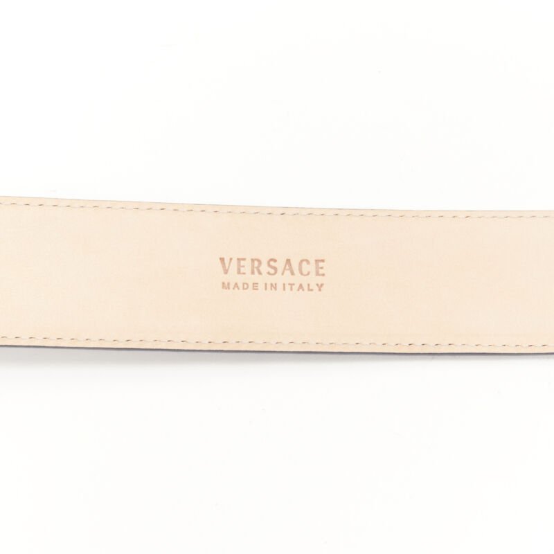 Versace Medusa silver buckle belt - Detail 2