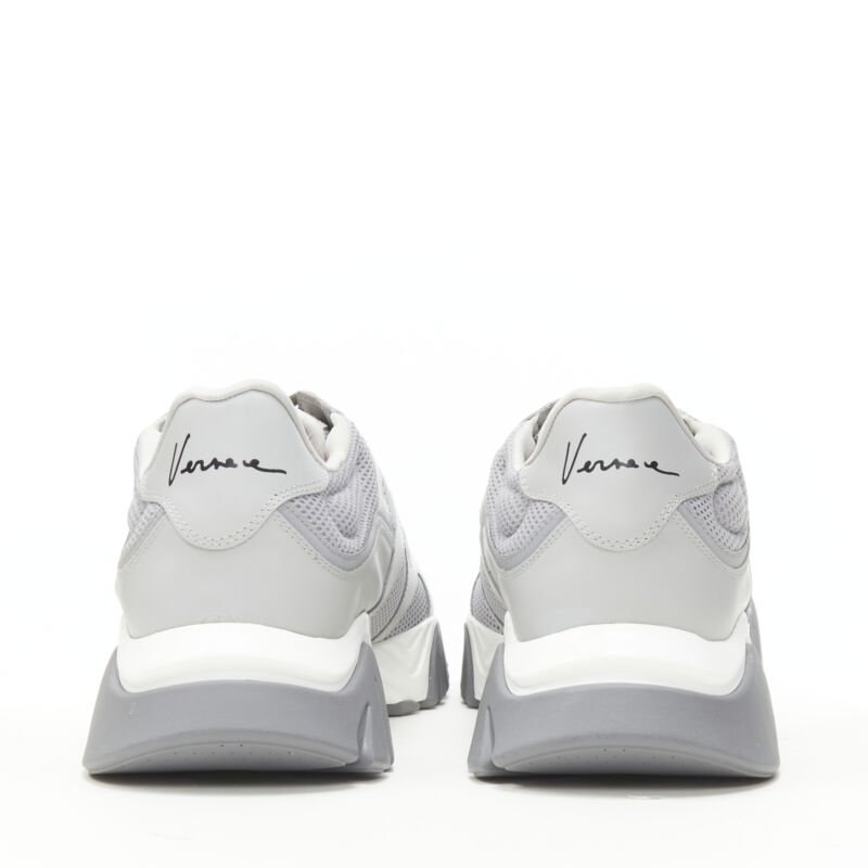 Versace Grey Mesh Sneakers - Side view