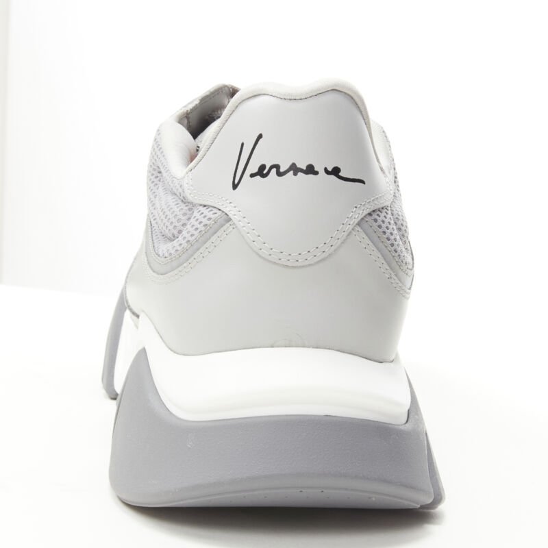 Versace Grey Mesh Sneakers - Image 10