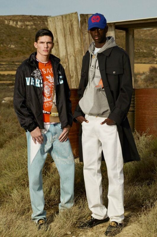 Versace Vintage Medusa Hat - Back view