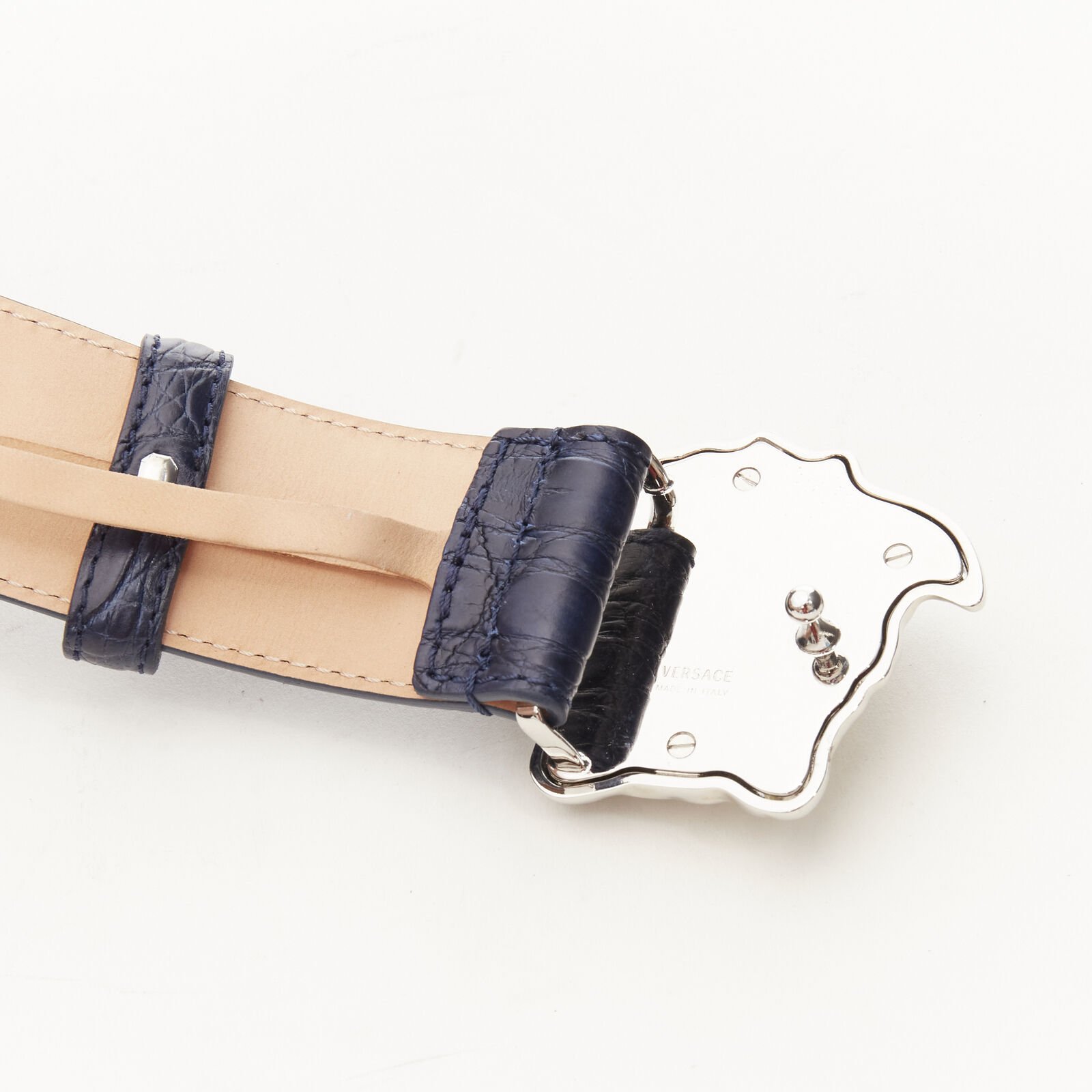 Versace Purple Gold Tassel Belt - Detail 1